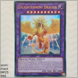 Enlightenment Dragon - MP25-EN189 - Ultra Rare 1st Edition Yugioh - Image 1