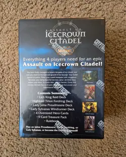 Warcraft TCG Icecrown Citadel Raid Decks Sealed Complete WoW NIB - Image 4