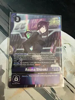 Digimon Card Game Asuna Shiroki (Alternate Art) BT24-088 Uncommon NM ships fast - Image 1
