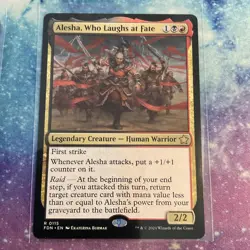 Alesha, Who Laughs at Fate (REGULAR) x1 - MTG Foundations FDN #115 - Image 1