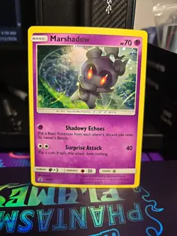 Marshadow SM93 Black Star Promo Cosmos Holo Pokemon Card - Image 1