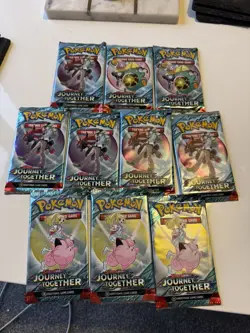 Pokemon TCG Journey Together 10 Packs Sealed New batch 2 - Image 1