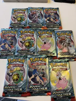 Pokemon TCG Journey Together 10 Packs Sealed New batch 1 - Image 1