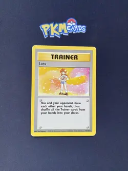 Pokemon TCG Lass Base Set 75/102 Regular Rare ( 4th Print ) MP. - Image 1
