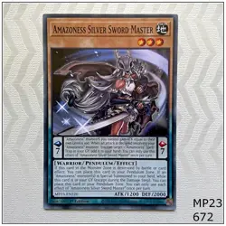 Amazoness Silver Sword Master - MP23-EN220 - Common 1st Edition Yugioh - Image 1