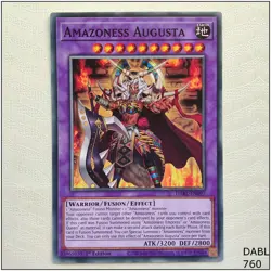 Amazoness Augusta - DABL-EN097 - Common 1st Edition Yugioh - Image 1