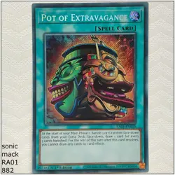 Pot of Extravagance - RA01-EN059 - 1st Edition Yugioh - Image 1