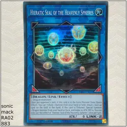 Hieratic Seal of the Heavenly Spheres - RA02-EN039 - 1st Edition Yugioh - Image 1