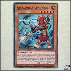 Amazoness War Chief - DABL-EN095 - Common 1st Edition Yugioh - Image 1