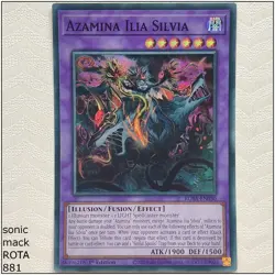 Azamina Ilia Silvia - ROTA-EN030 - Super Rare 1st Edition Yugioh - Image 1