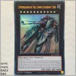 Superdreadnought Rail Cannon Juggernaut Liebe - RA03-EN041 - 1st Edition Yugioh - Image 1