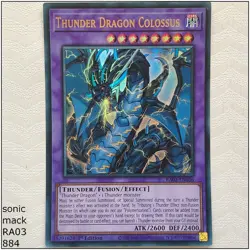 Thunder Dragon Colossus - RA03-EN036 - 1st Edition Yugioh - Image 1
