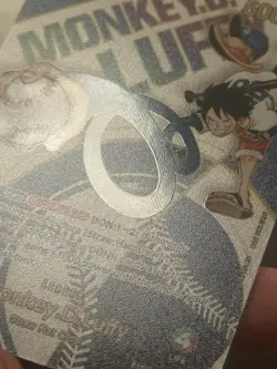 !PROXY CARD! ONE PIECE MONKEY D LUFFY LA DODGERS PROMO 010! WITH TEXTURE ! NM - Image 2