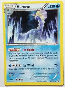 Aurorus 26/111 LP - XY Furious Fists Pokemon Card - $2 Combined Shipping - Image 1