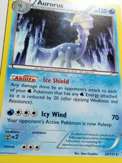 Aurorus 26/111 LP - XY Furious Fists Pokemon Card - $2 Combined Shipping - Image 2