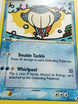 Wailmer 69/92 VLP - 2006 EX Legend Maker Pokemon Card - Sumiyoshi Kizuki Art - Image 2