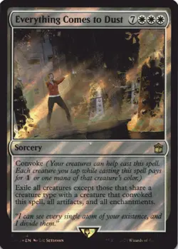 MTG Everything Comes to Dust (Surge Foil) Foil NM Doctor Who Magic - Image 1