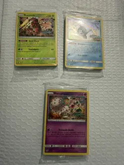 Pokemon Cosmic Eclipse Pre Release Sealed Deck x 3 SM220 SM218 SM221 - Image 1