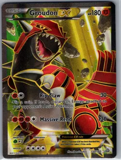 Groudon EX 150/160 XY - Primal Clash - Pokemon Card - NM - Image 1