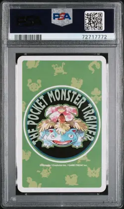 Pokemon Green Magmar Jack of Clubs Playing Poker Card 1996 PSA 10 GEM MINT - Image 2