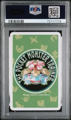 Pokemon Green Magmar Jack of Clubs Playing Poker Card 1996 PSA 10 GEM MINT - Image 5