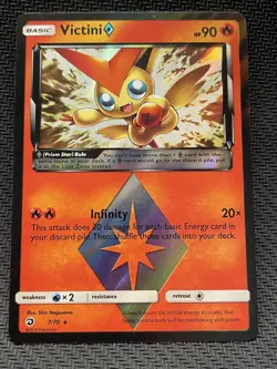 Pokemon TCG Victini Prism Star Prism Rare Dragon Majesty 7/70 - Image 1