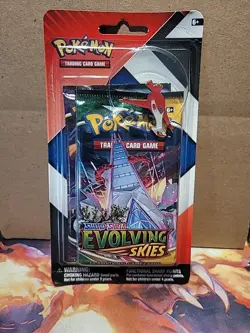 Pokemon TCG: Evolving Skies, Chilling Reign 2-Pack Blister & Pin - NEW - Image 1