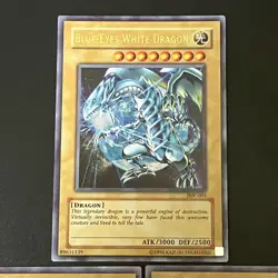 NM 3set BLUE EYES WHITE DRAGON Ultra Rare JMP-001 English Yu-Gi-Oh Card - Image 3