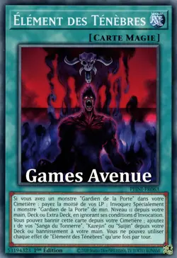 Yu-Gi-Oh ! Element des Tenebres PHNI-FR063 VF/COMMUNE - Image 1