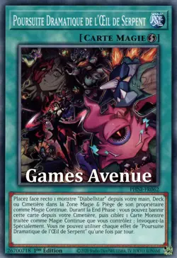 Yu-Gi-Oh ! Poursuite Dramatique de l'Oeil de Serpent PHNI-FR062 VF/COMMUNE - Image 1