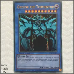 Obelisk the Tormentor - LC01-EN001 - Ultra Rare 1st Edition Yugioh - Image 1
