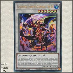 Legendary Lord Six Samurai - Shi En - ROTA-EN039 - Super Rare 1st Edition Yugioh - Image 1