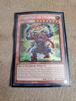 Yugioh Sengenjin Wakes from a Millennium MP25-EN077 Prismatic Secret Rare NM - Image 1