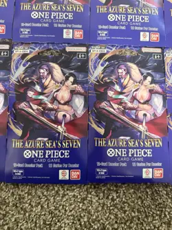One Piece TCG The Azure Sea’s Seven OP-14 Sleeved Booster Pack Lot Of 10 Sealed - Image 3