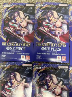 One Piece TCG The Azure Sea’s Seven OP-14 Sleeved Booster Pack Lot Of 10 Sealed - Image 5