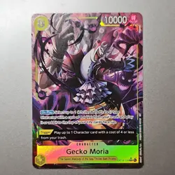 Gecko Moria OP14-104 (Alternate Art) The Azure Sea's Seven (SR) Near Mint Foil - Image 1