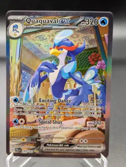 #001 - Pokemon Card Quaquaval ex 260/193 Paldea Evolved Special Illustration - Image 1