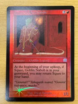MTG Squee, Goblin Nabob - Mercadian Masques - Foil - ENG - LP - Image 1