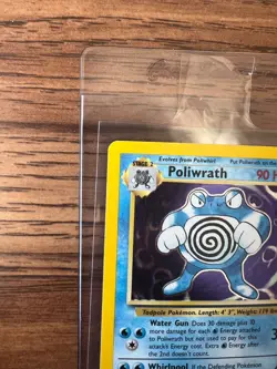 NM Pokemon TCG Poliwrath Base Set Holo Rare Card 13/102 90 HP Stage 2 Cost 3W3C - Image 2