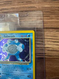 NM Pokemon TCG Poliwrath Base Set Holo Rare Card 13/102 90 HP Stage 2 Cost 3W3C - Image 3