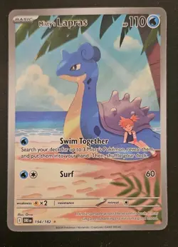 Misty's Lapras - 194/182 - Destined Rivals - Illustration Rare -Nm Pokemon Card - Image 1