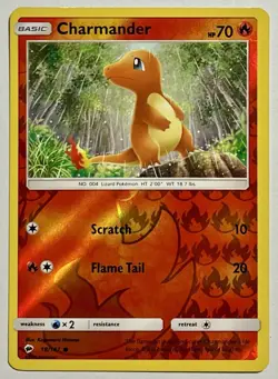 Charmander 18/147 (LP) Reverse Holo Sun & Moon: Burning Shadows 2017 Pokemon - Image 1