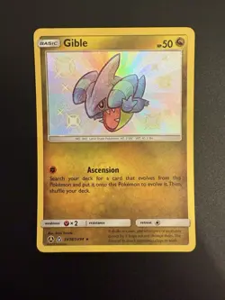 Pokemon Hidden Fates SHINY HOLO RARE SET Gible + Gabite + Garchomp SV40/SV94- NM - Image 2