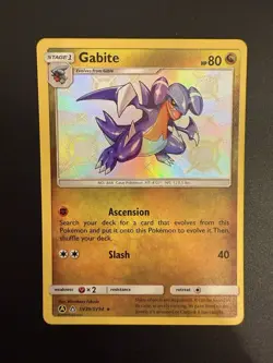 Pokemon Hidden Fates SHINY HOLO RARE SET Gible + Gabite + Garchomp SV40/SV94- NM - Image 4