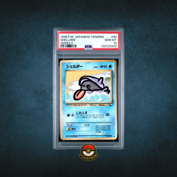 1998 POKEMON JAPANESE VENDING #90 SHELLDER SERIES II (2) PSA 10 - Image 1