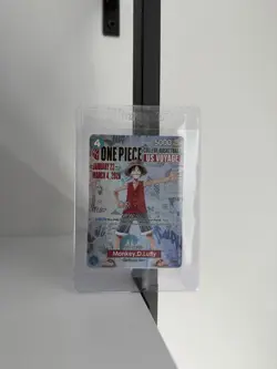 One Piece Monkey D. Luffy US Voyage College Basketball Card Rutgers - Image 1