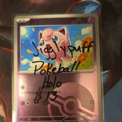 Pokemon Jigglypuff 013 Holo Psychic HP 70 Attack 20 Pokemon TCG Card Stock - Image 1