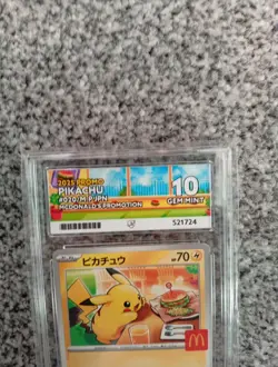 Pokemon TCG Pikachu Card 020/M-p Japanese McDonald's Promo Ace 10 - Image 2