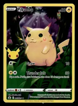 Pikachu 005/025 Holo Rare Celebrations Pokemon Card - Image 1