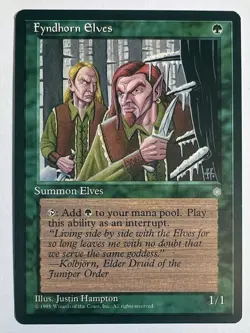 MTG Fyndhorn Elves ICE AGE Near Mint NM Unplayed Magic The Gathering - Image 1